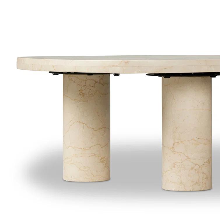 Mariano Coffee Table - Cream Marble / Small