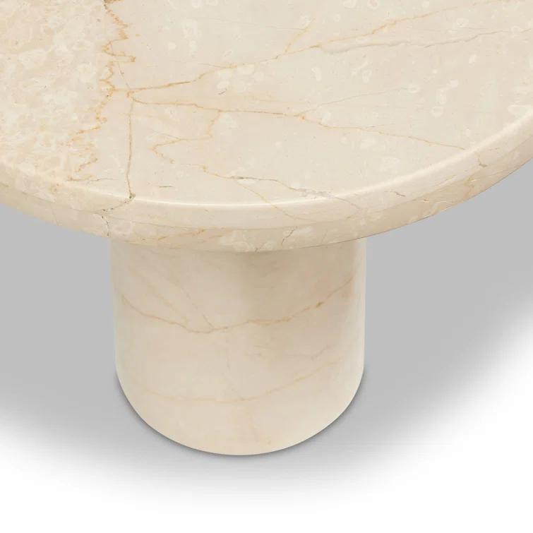 Mariano Coffee Table - Cream Marble / Small