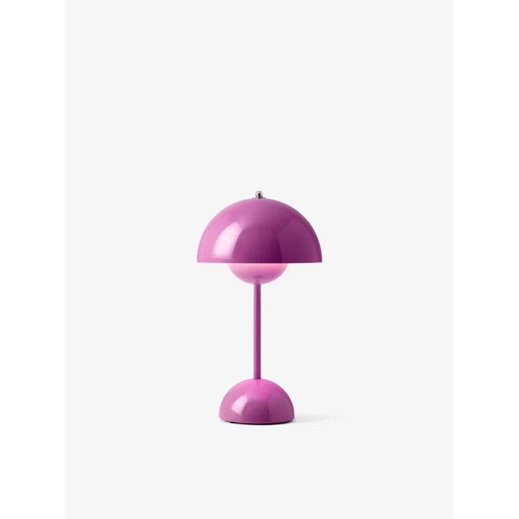 Tangy Pink Cordless Outdoor LED Table Lamp