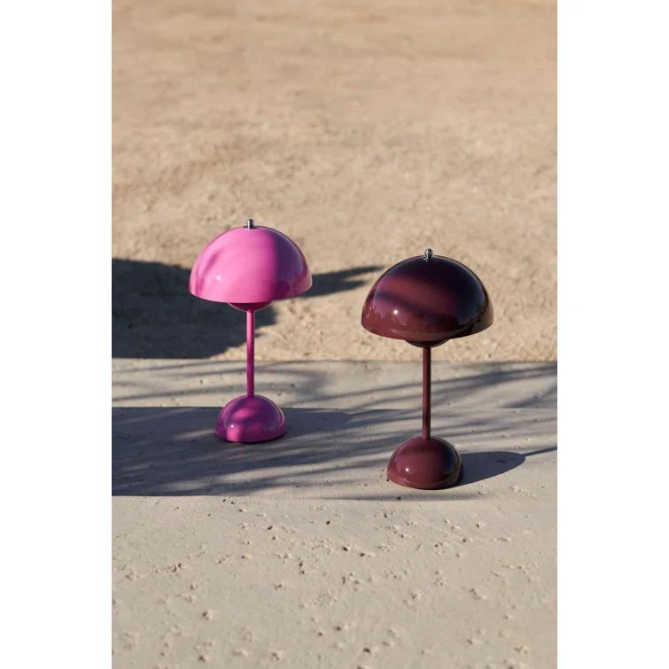 Tangy Pink Cordless Outdoor LED Table Lamp