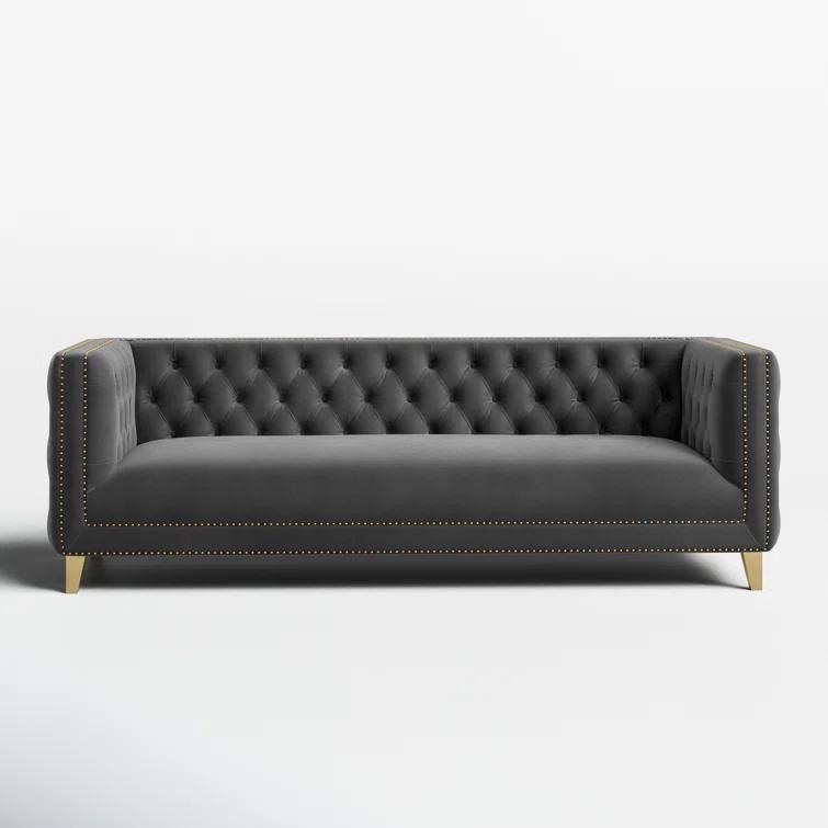 Sickels 90'' Velvet Sofa