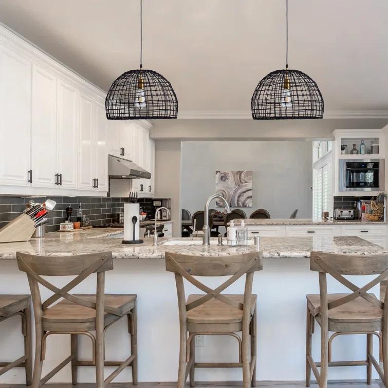 Wexler 1 - Light Pewter Single Pendant