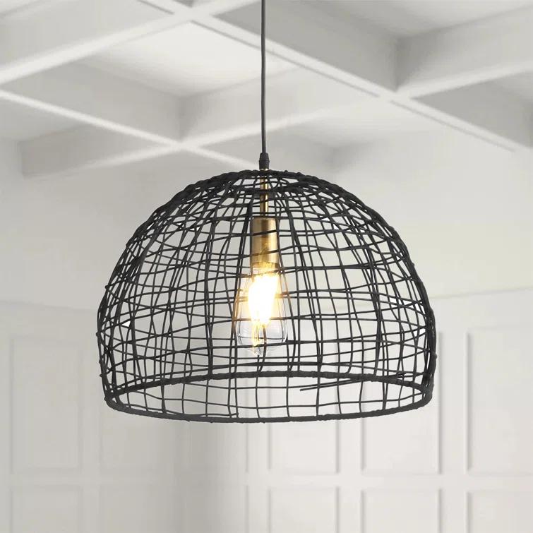 Wexler 1 - Light Pewter Single Pendant