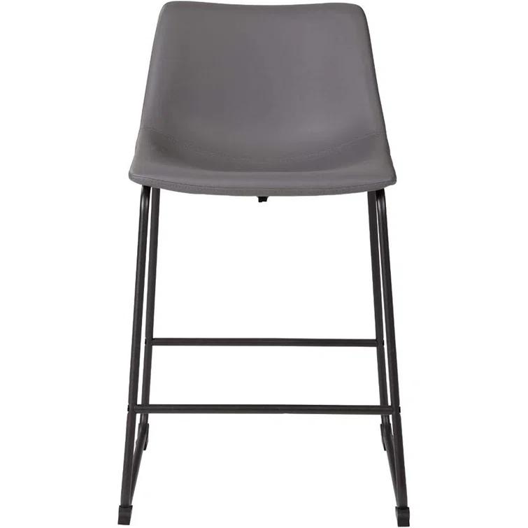 Ashtin Upholstered Counter Stool with Metal Frame