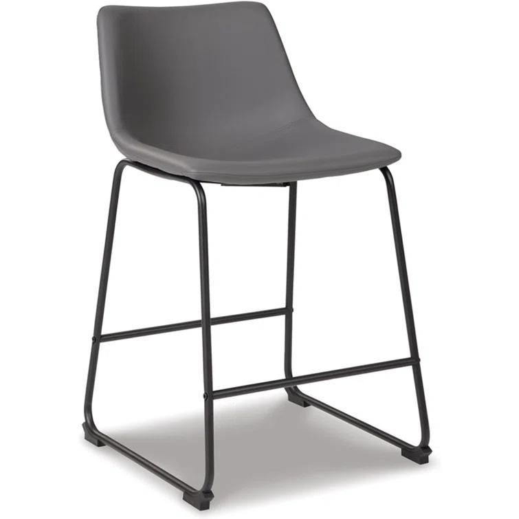 Ashtin Upholstered Counter Stool with Metal Frame