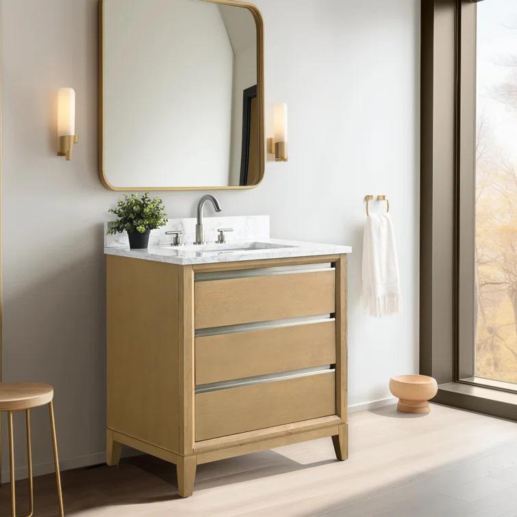 30 Single Bathroom Vanity with Top