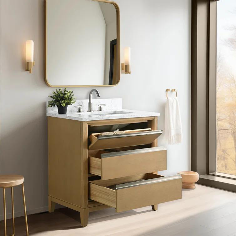 30 Single Bathroom Vanity with Top