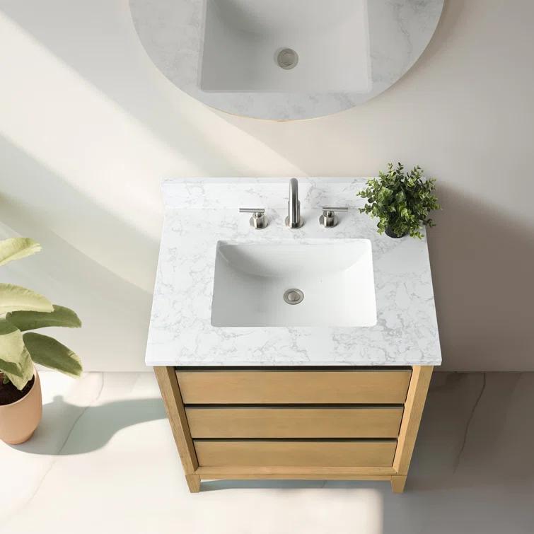 30 Single Bathroom Vanity with Top