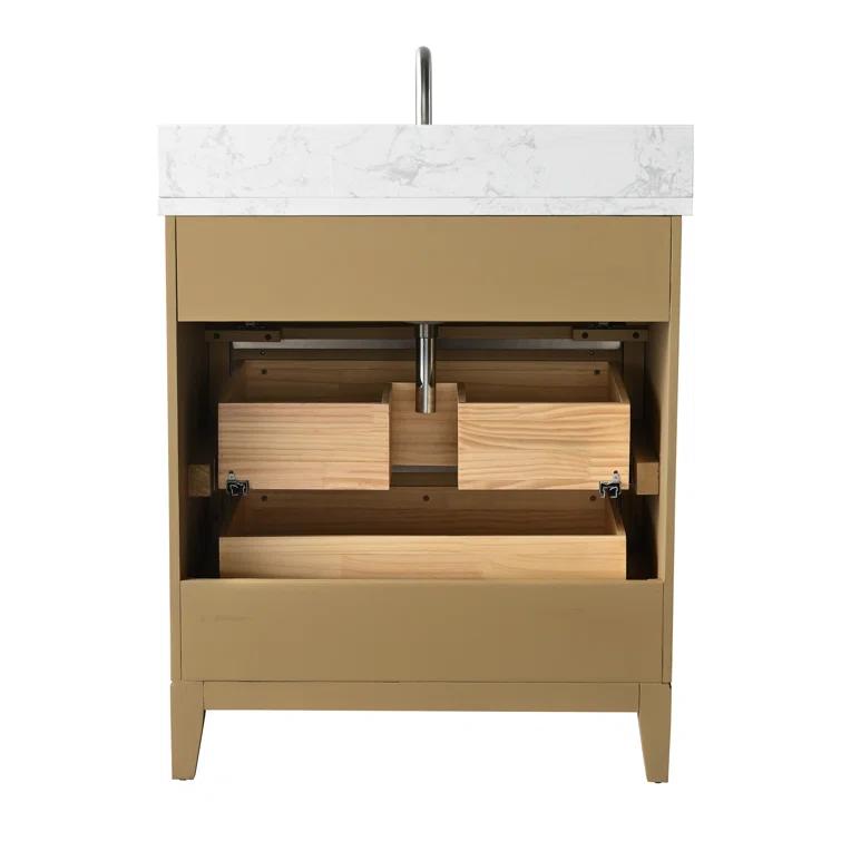 30 Single Bathroom Vanity with Top
