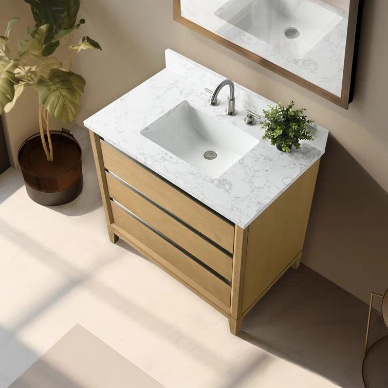 36 Single Bathroom Vanity with Top