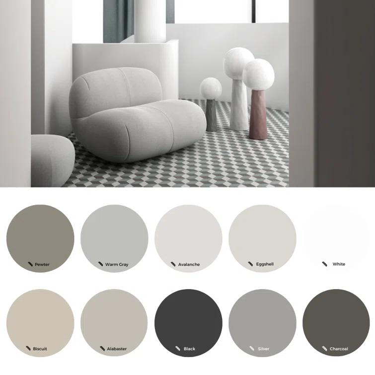 Prism 9" x 9" Porcelain Patterned Singular Wall Floor Use Tile