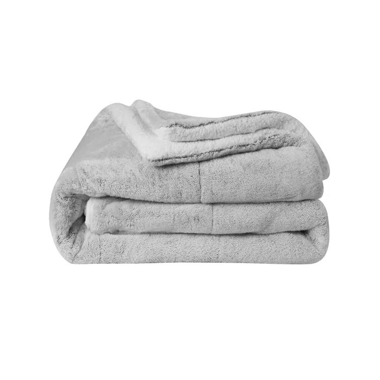 Ultra Plush Reversible Faux Fur and Sherpa 3-Piece Comforter Set