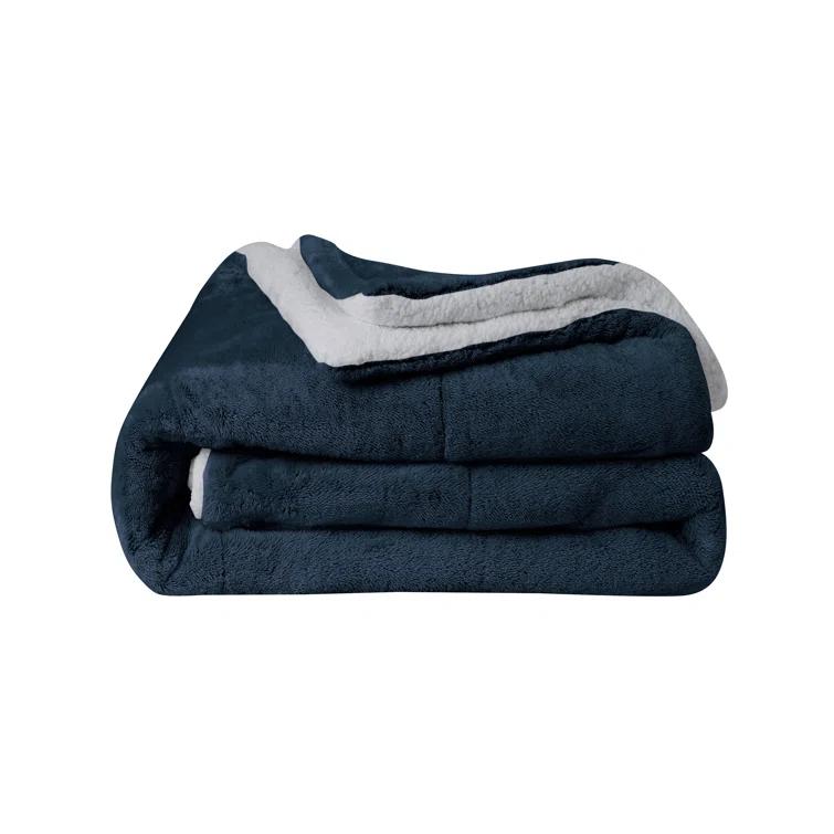 Ultra Plush Reversible Faux Fur and Sherpa 3-Piece Comforter Set