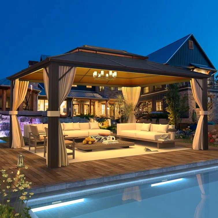 Aluminum Patio Hardtop Gazebo