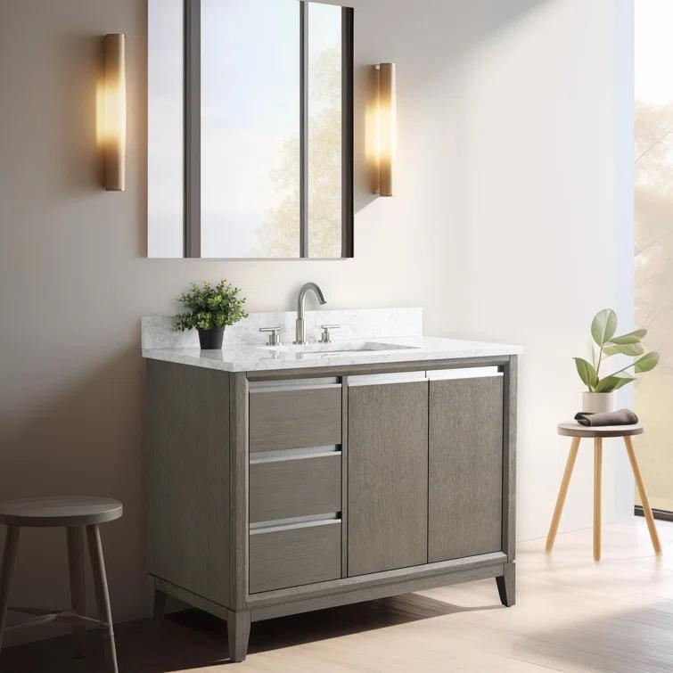 42 Single Bathroom Vanity with Top