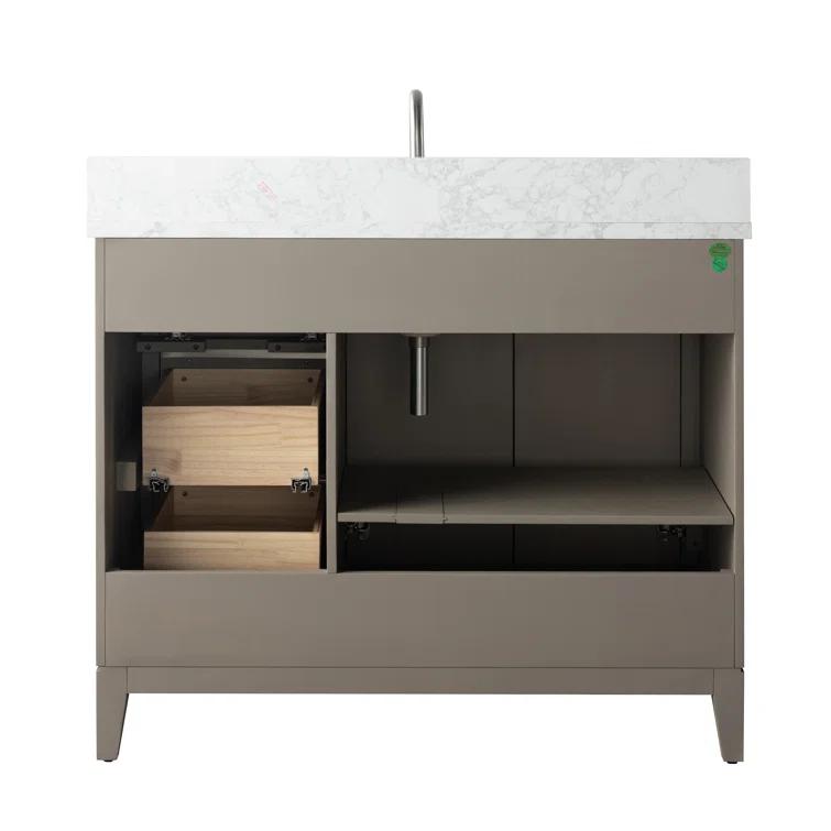 42 Single Bathroom Vanity with Top