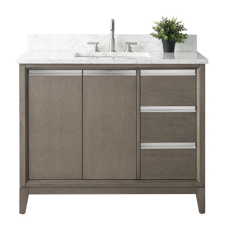 42 Single Bathroom Vanity with Top