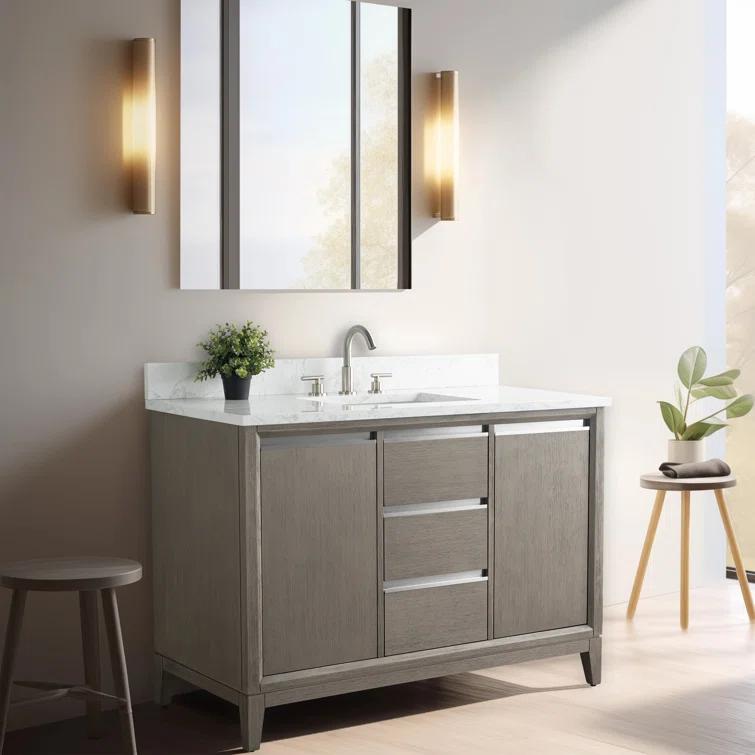 48 Single Bathroom Vanity with Top
