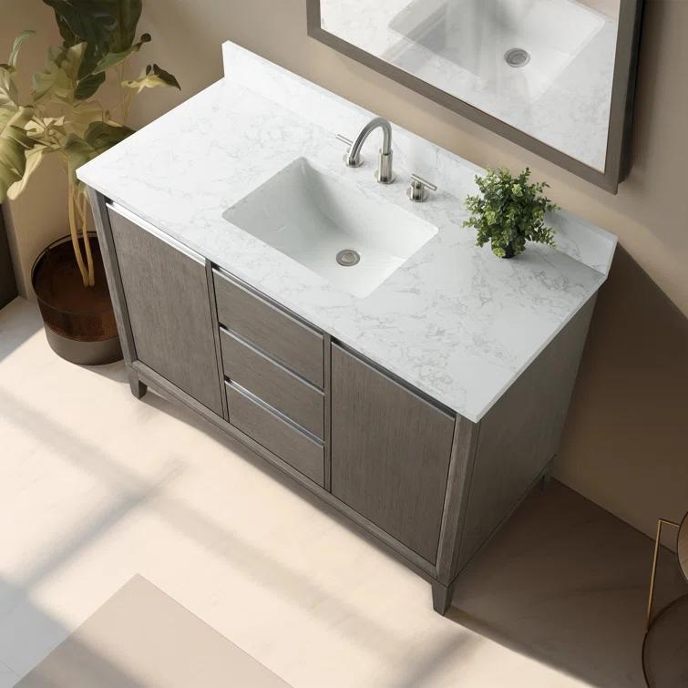 48 Single Bathroom Vanity with Top