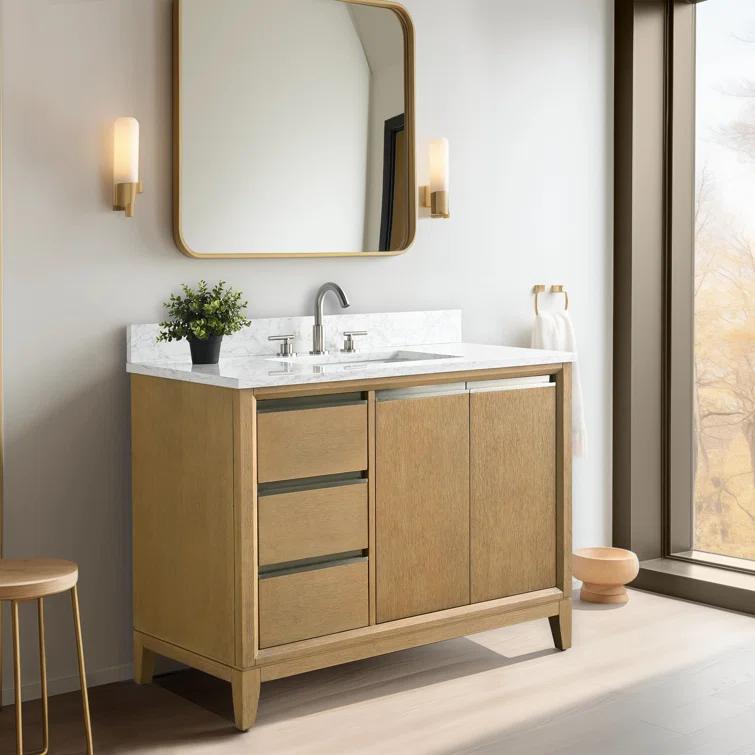 42 Single Bathroom Vanity with Top