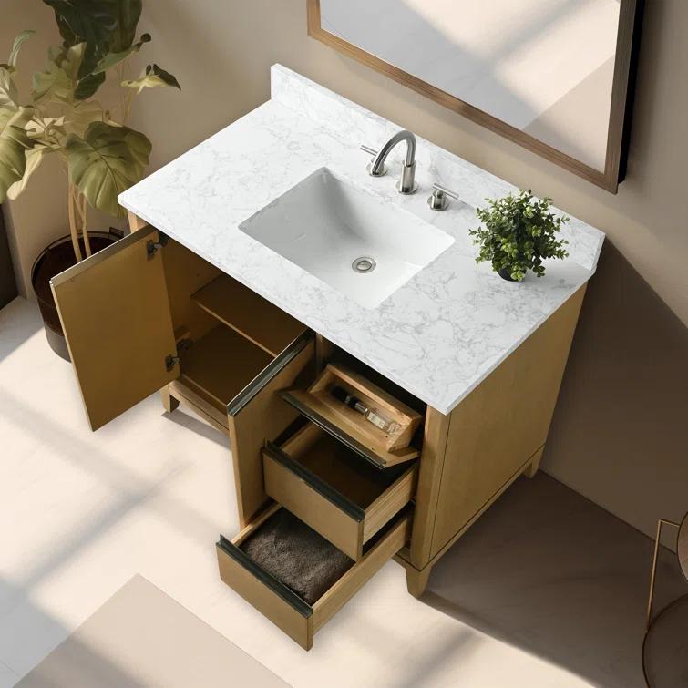 42 Single Bathroom Vanity with Top