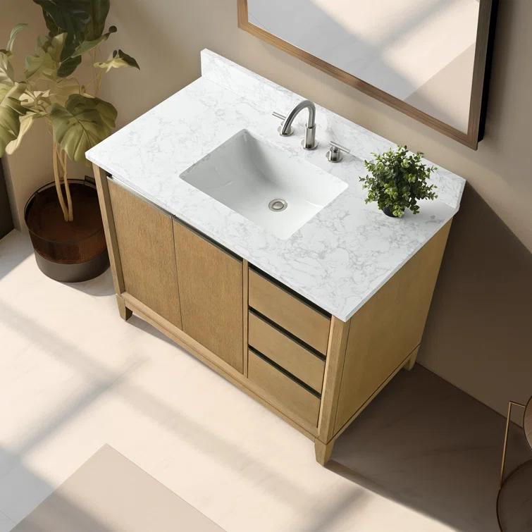 42 Single Bathroom Vanity with Top