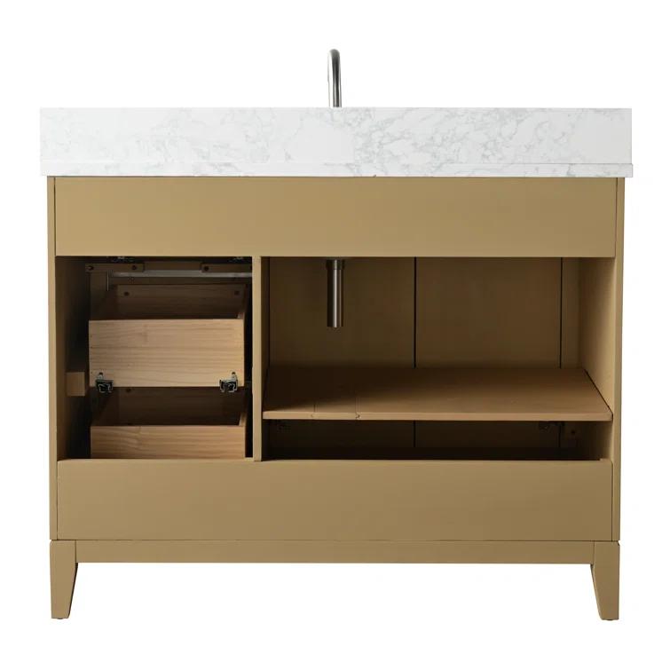 42 Single Bathroom Vanity with Top