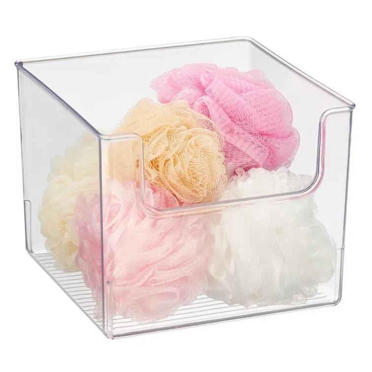 mDesign mDesign Plastic Bathroom Storage Organizer Bin with Open Front
