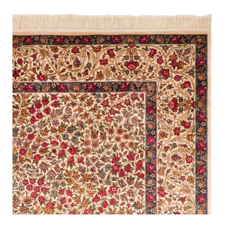 Royal Kerman 100% Wool Pile Floral Rug