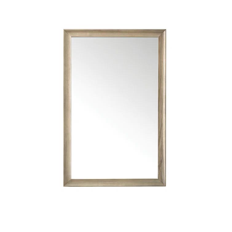 Glenbrooke Solid Wood Flat Wall Mirror