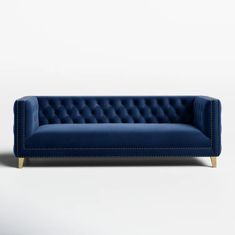 Sickels 90'' Velvet Sofa