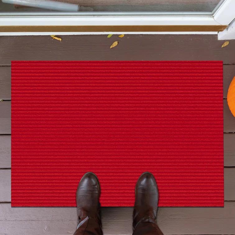 Ottomanson Stepwell Collection Utility Ribbed Garage Mat/Patio/Entryway Rug & Reviews | Wayfair