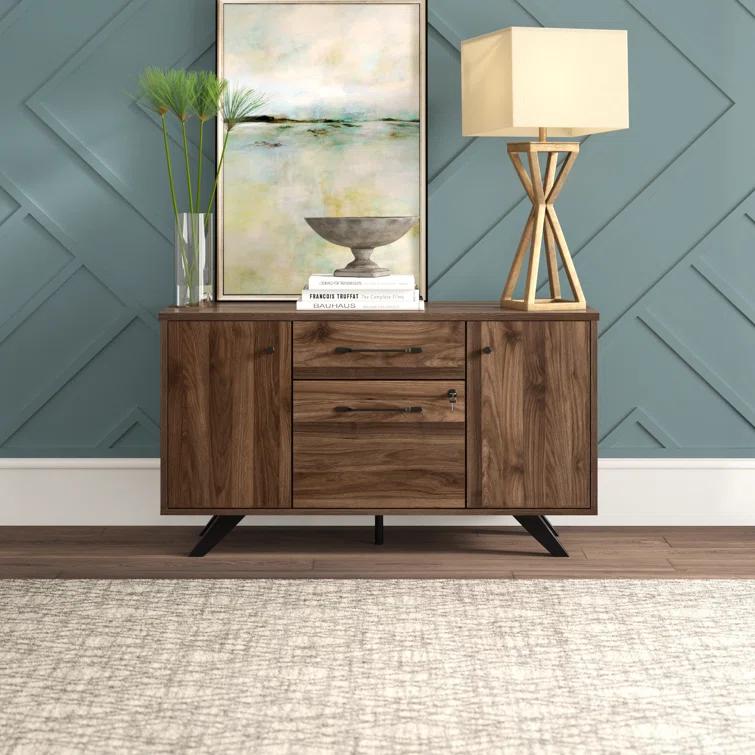 Kauan 47.75'' Wide 2 - Drawer Filing Credenza