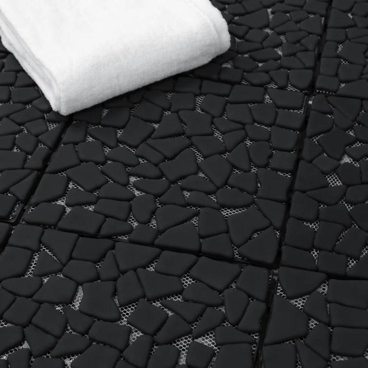 12'' L x 12'' W Stone Interlocking Deck Tile