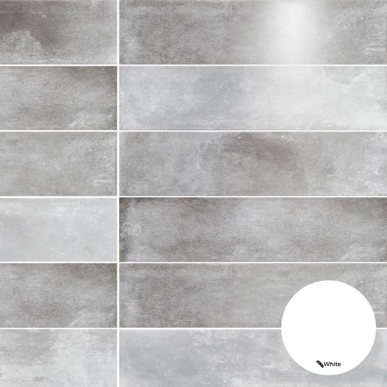 Avila 3" x 12" Ceramic Brick Look Subway Wall Tile