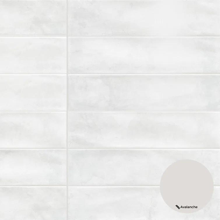 Avila 3" x 12" Ceramic Brick Look Subway Wall Tile