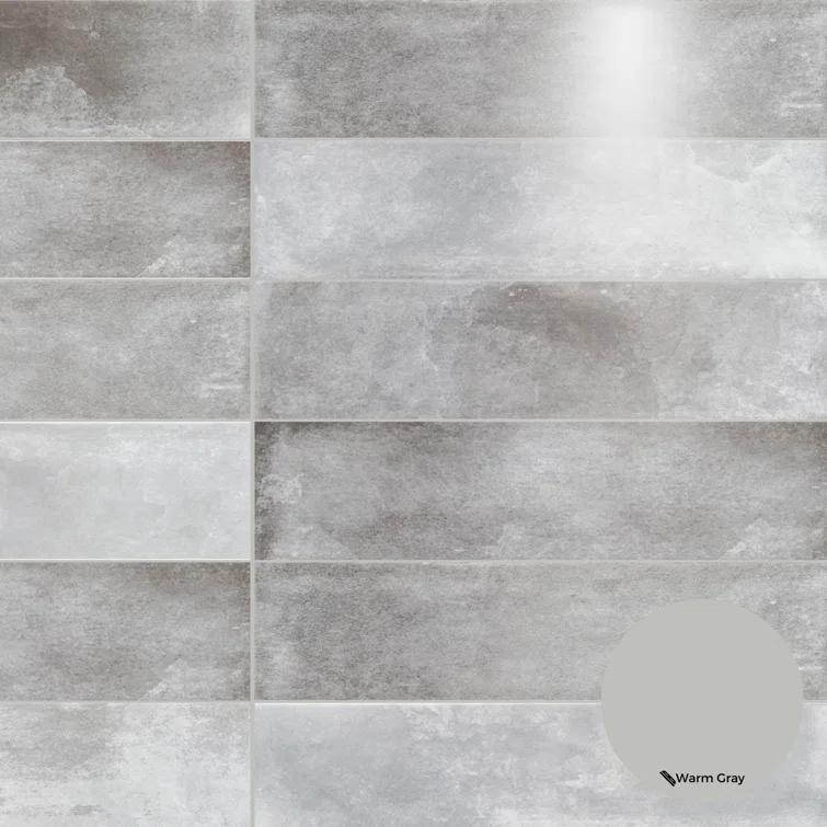 Avila 3" x 12" Ceramic Brick Look Subway Wall Tile