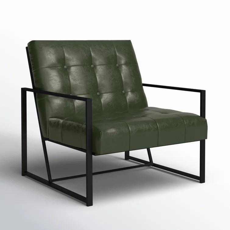 Billings Faux Leather Armchair