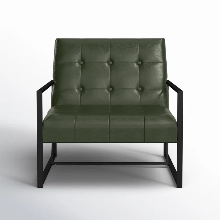 Billings Faux Leather Armchair