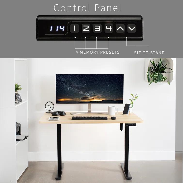 Vivo VIVO Single Motor Electric Desk with Push Button Memory Controller