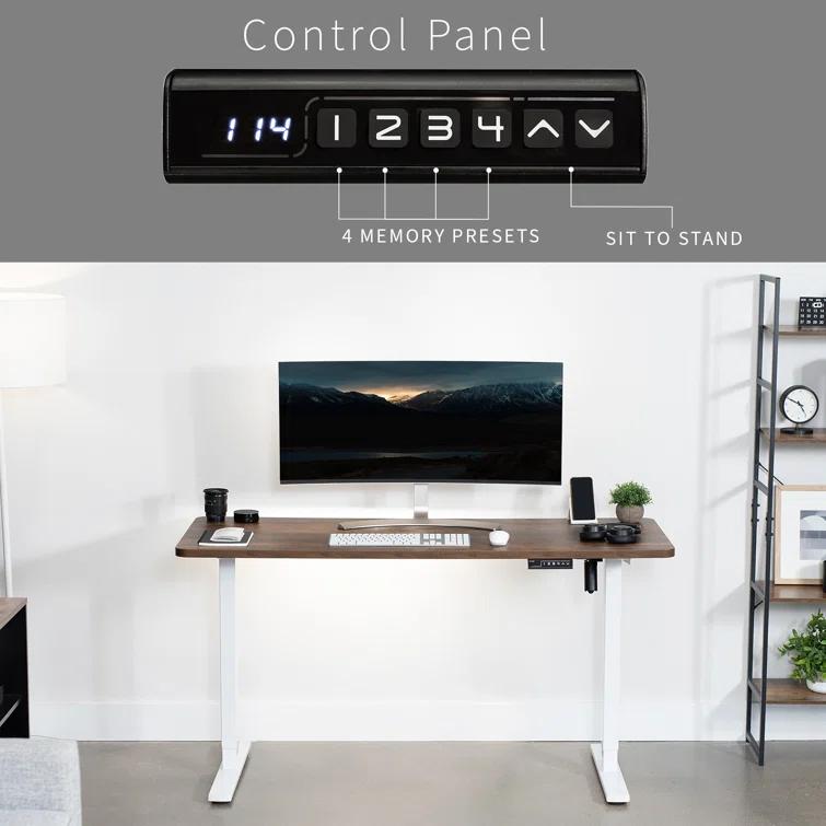Vivo VIVO Single Motor Electric Desk with Push Button Memory Controller