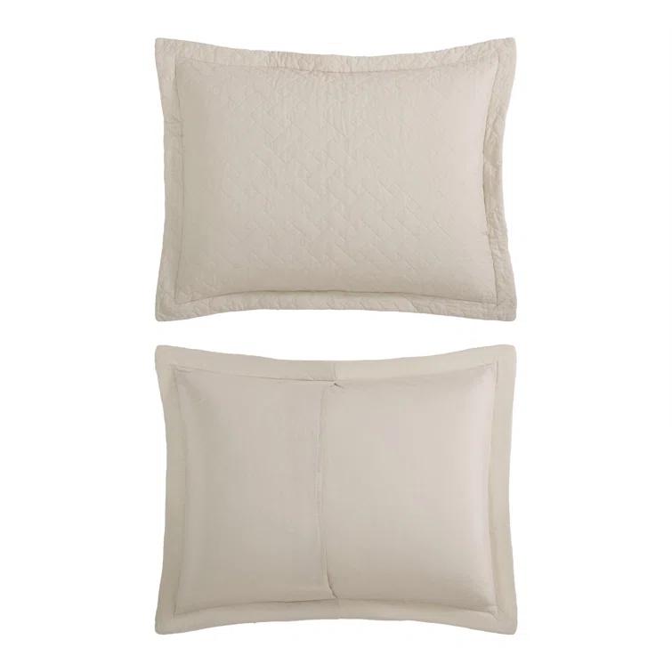 Dune Twin Cotton Reversible Quilt Set with Shams