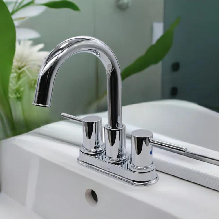 Lulani St. Lucia Centerset Bathroom Faucet with Drain Assembly