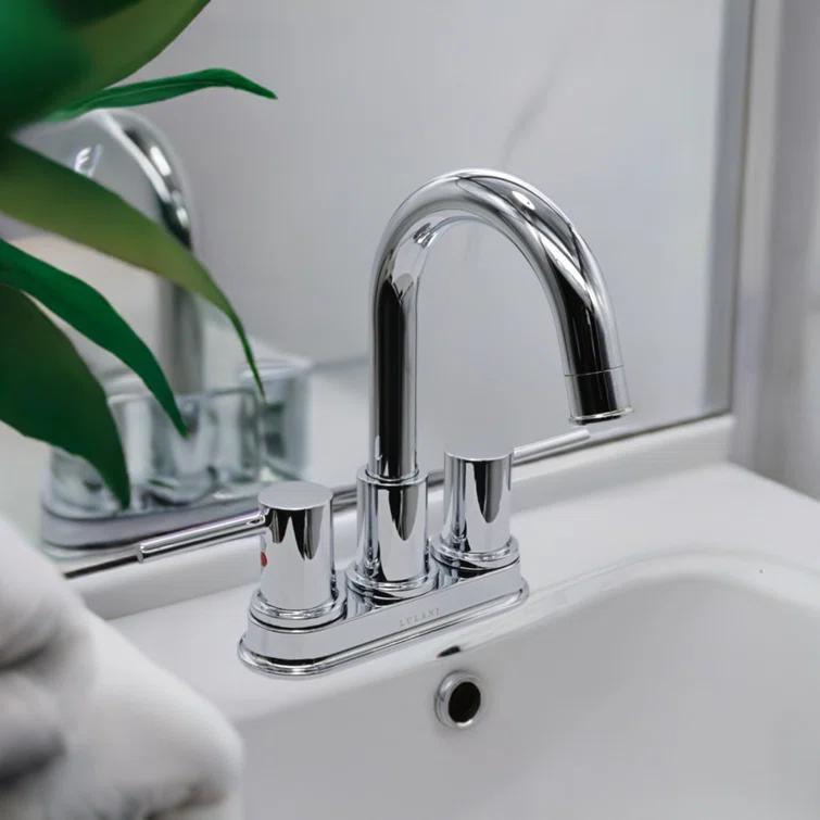 Lulani St. Lucia Centerset Bathroom Faucet with Drain Assembly