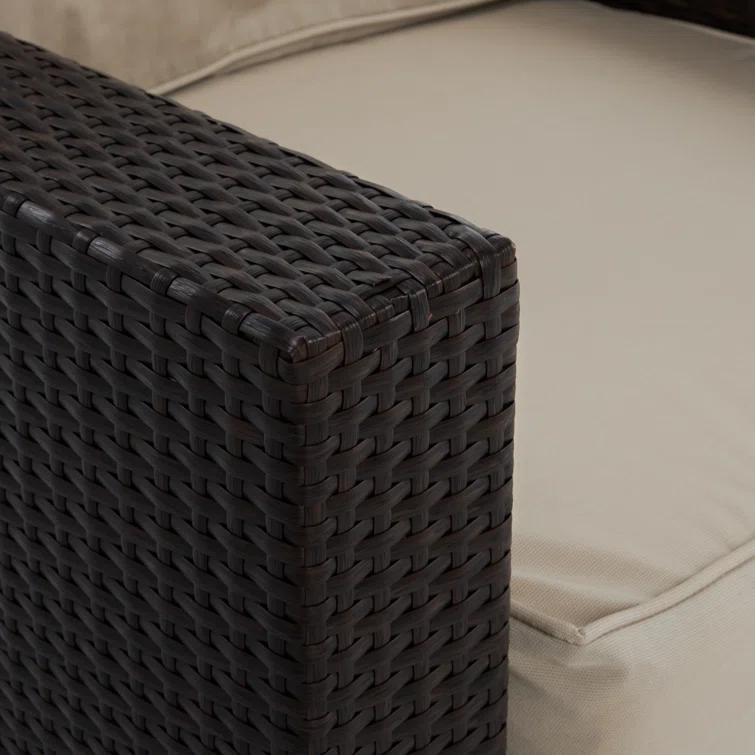 Serta Laguna Outdoor Patio Furniture Collection Outdoor Sofa, Brown Wicker