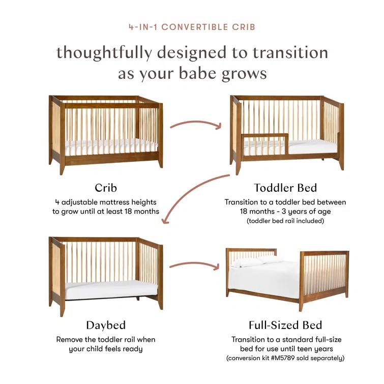Sprout 4-in-1 Convertible Crib