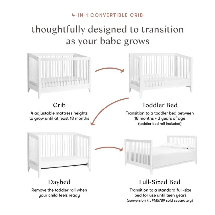 Sprout 4-in-1 Convertible Crib