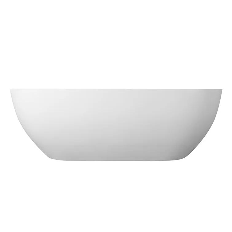 Ryder 68.9'' x 29.5'' Freestanding Soaking Stone Rein Bathtub