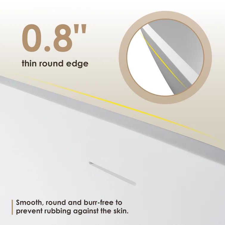 Ryder 68.9'' x 29.5'' Freestanding Soaking Stone Rein Bathtub