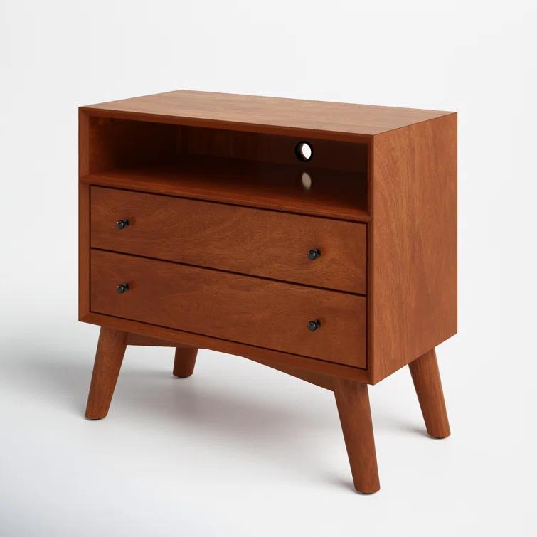 Williams 2-Drawer Nightstand with Shelf